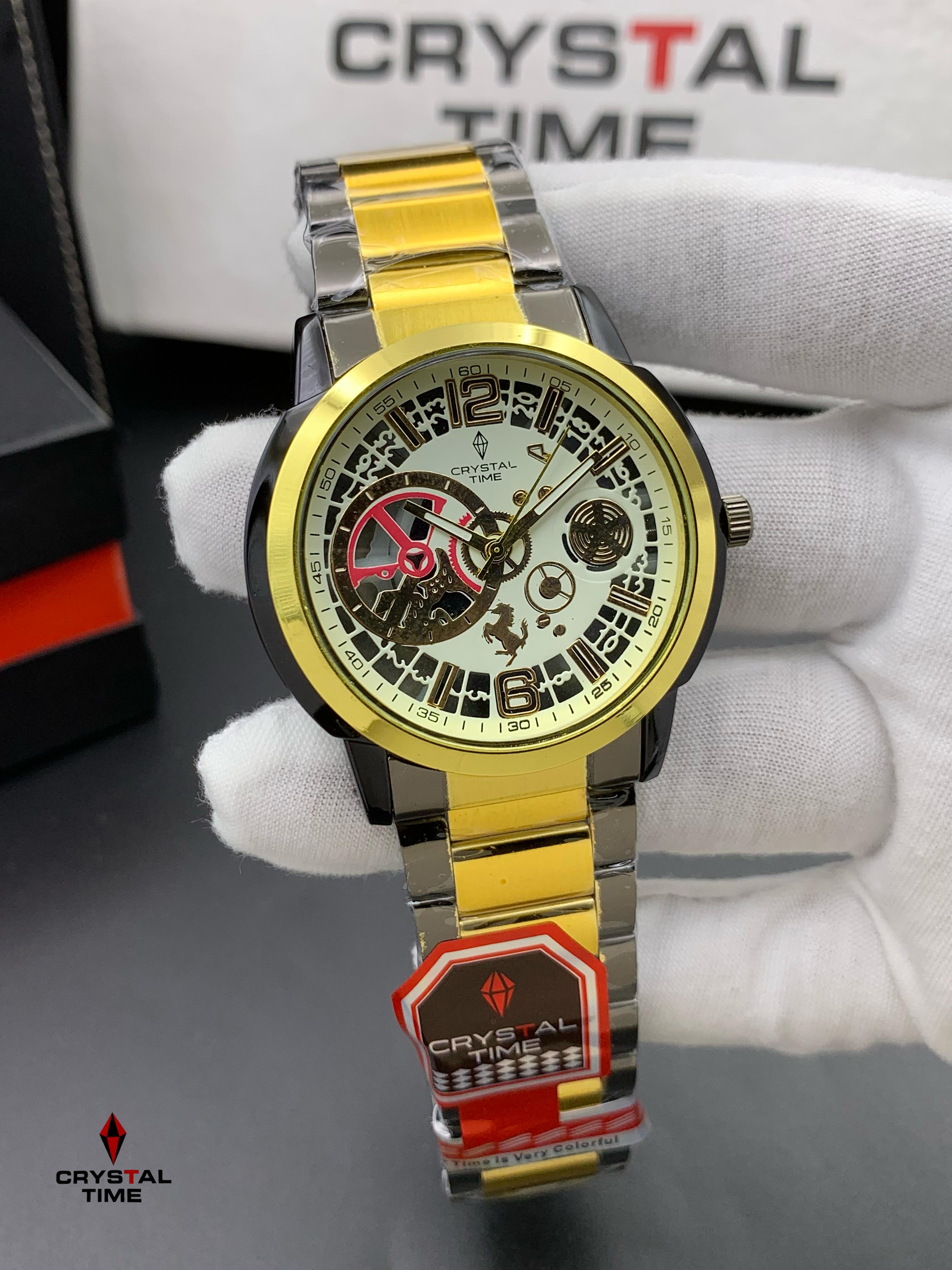 CT‑2 Premium Stainless‑Steel Analogue Watch 