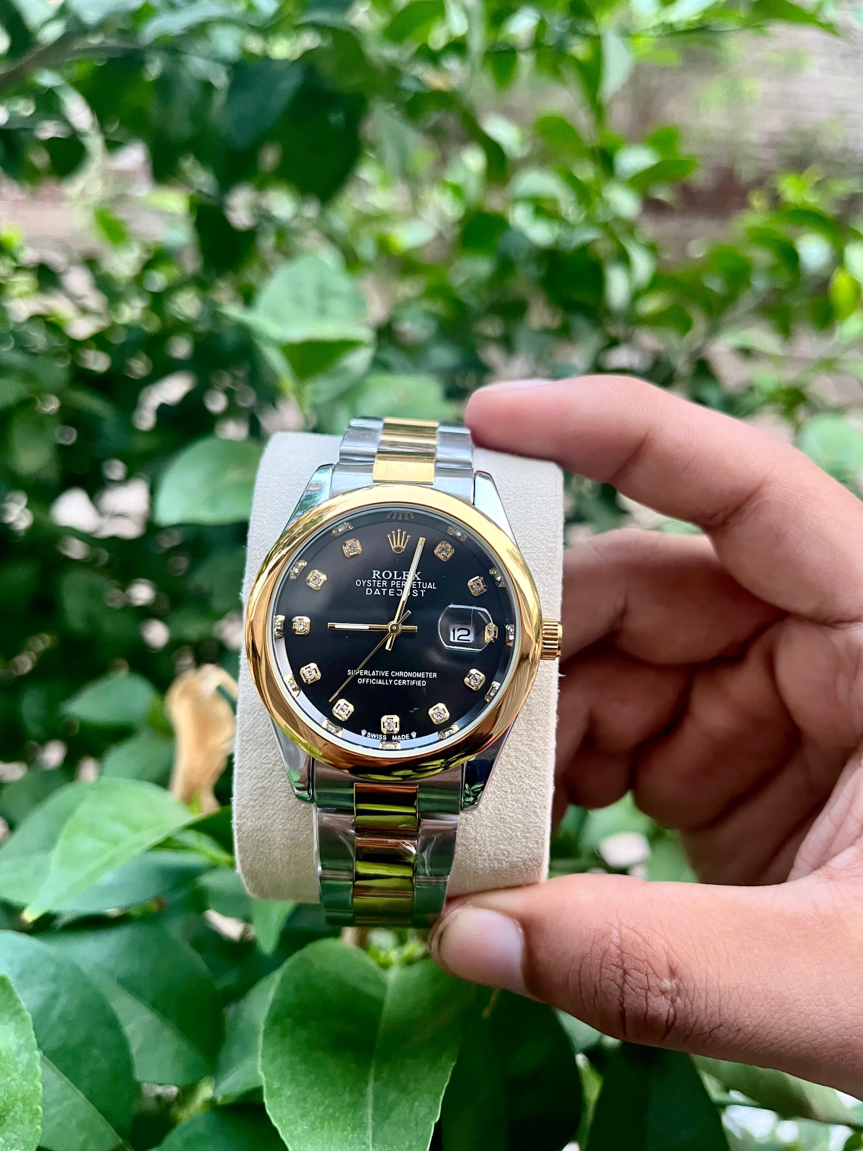 RLX 2 Tone Stylish Watch