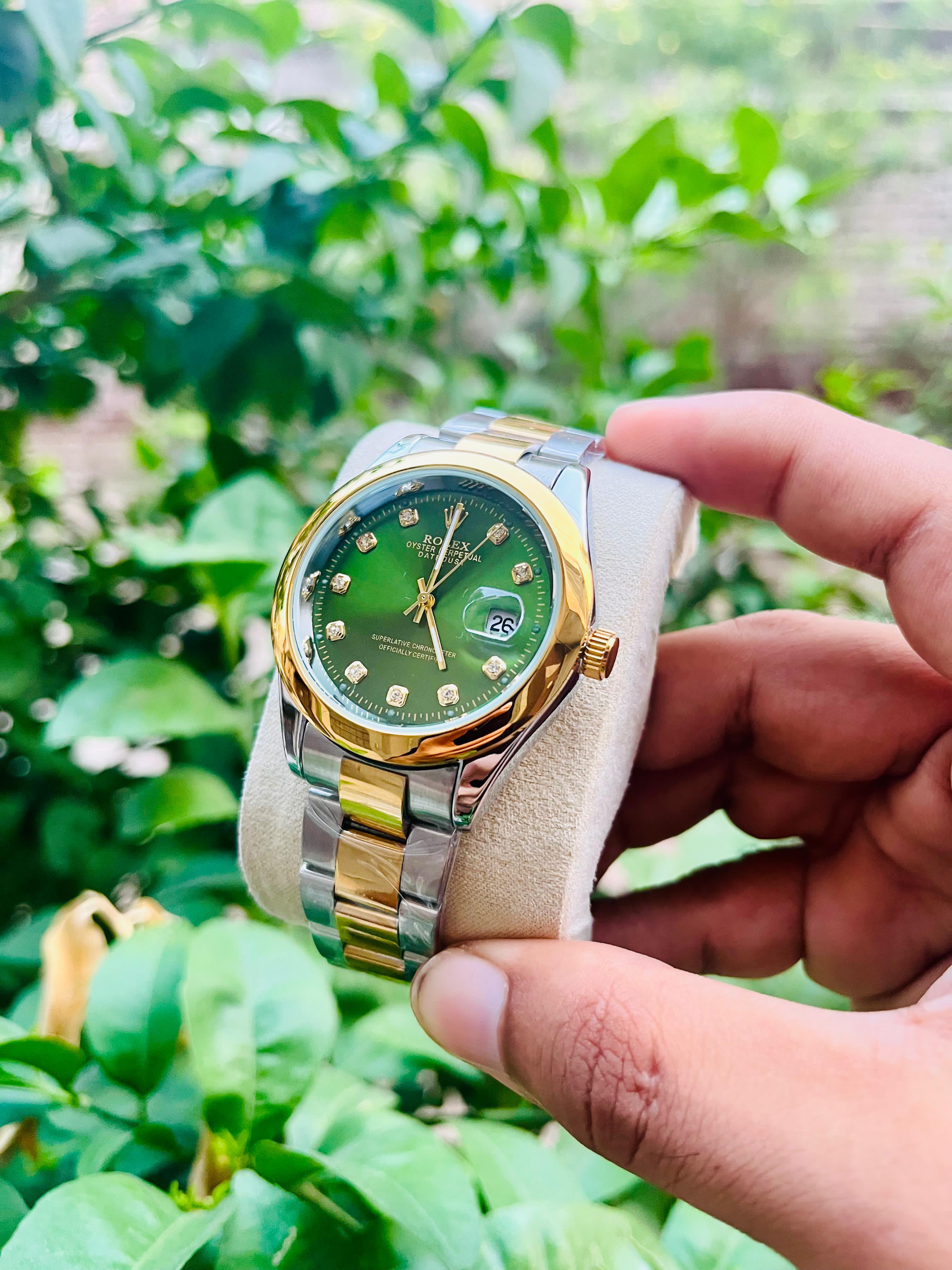 RLX 2 Tone Stylish Watch