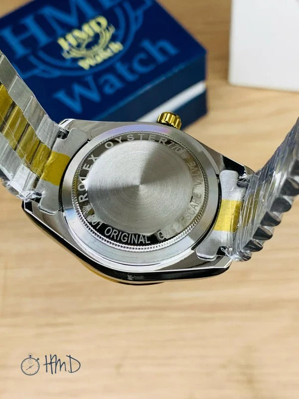 RLX 2 Tone Stylish Watch